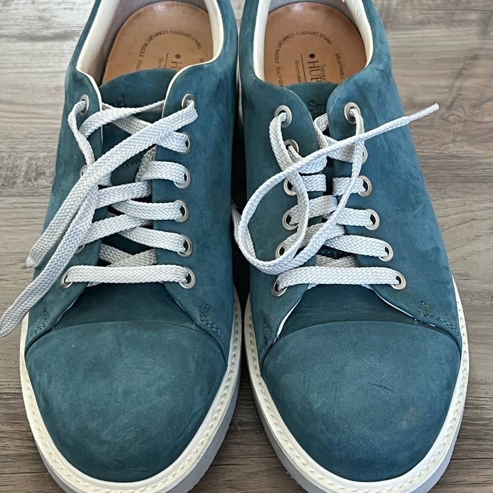 SAMUEL HUBBARD Leather Shoes Men 8M Walking Breathable Comfortable Antimicrobial